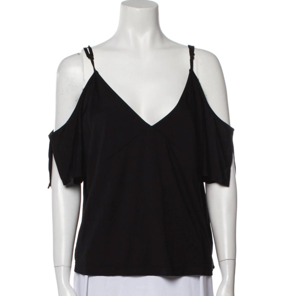 Alexander Wang Black Off the Shoulder Top Sz L